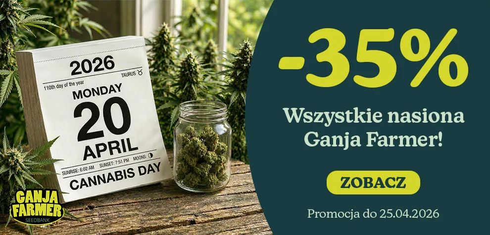 PROMOCJA 420: -35% na wszystkie nasiona Ganja Farmer